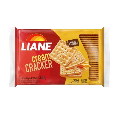 Biscoito Cream Cracker S/Lactose Liane Manteiga 270g
