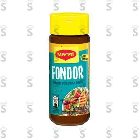  Tempero Pó Para Aves e Peixes Maggi Fondor Frasco 120gr