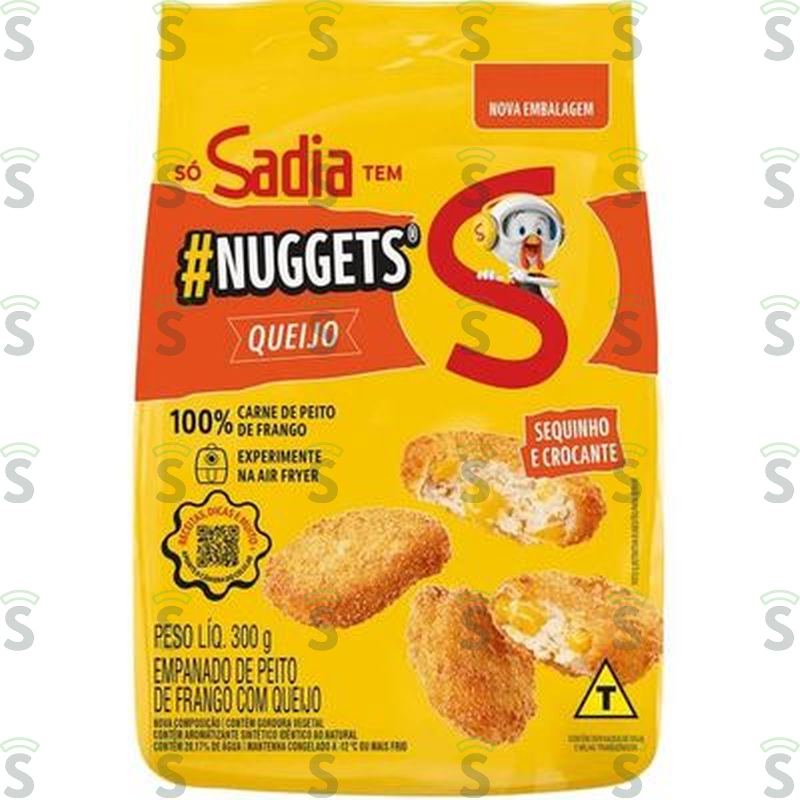 Sadia-nuggets frango 300g queijo