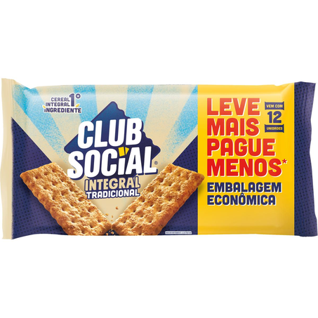 Biscoito Club Social 288g - Integral