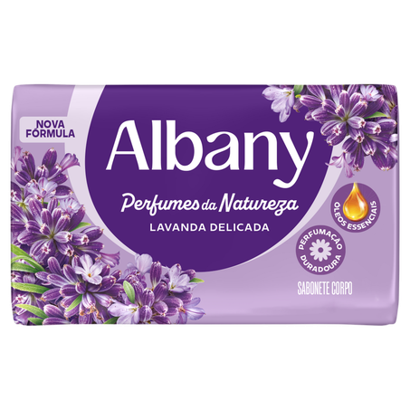 Sabonete Albany Lavanda Pacote 80g 
 