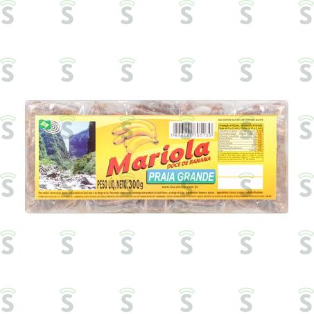  Doce de Banana Dacolônia Mariola Praia Grande Embalagem 300g