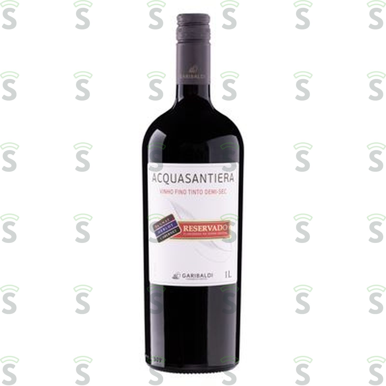 Vinho Tinto Brasileiro Garibaldi Acquasantiera Demi Sec Fino Garrafa 1LT