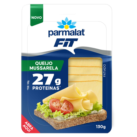 Queijo Mussarela Parmalat 130g - Fatiado