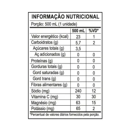 Plant Power Suplemento Alimentar Jungle Melancia e Limão Electrolytes Low Carb 500Ml 360-2