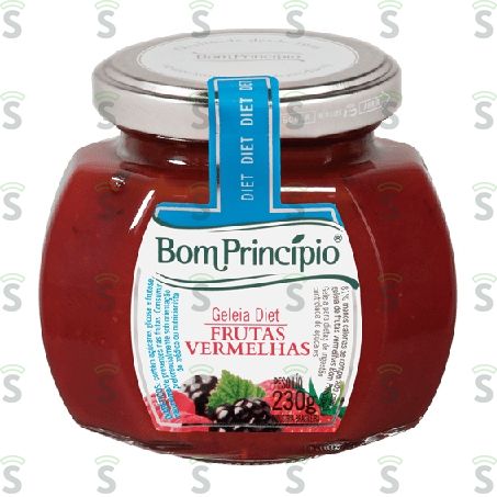  Geleia Frutas Vermelhas Diet Bom Pr 230g