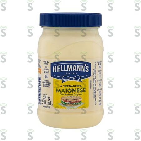  Hellmanns-maionese Pet 250g Verdadeira