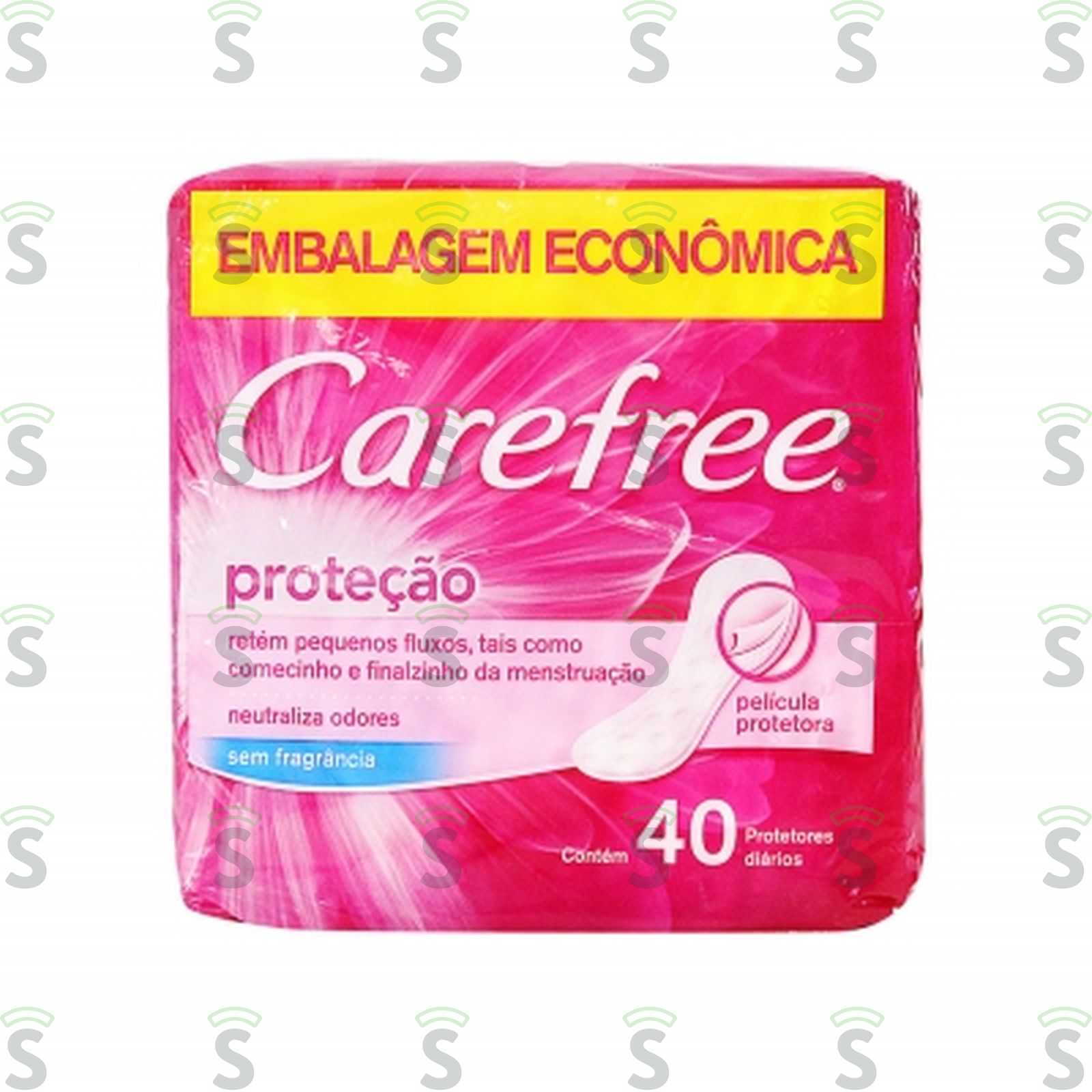 Carefree-protetores c40 lv+pg- s/fragan