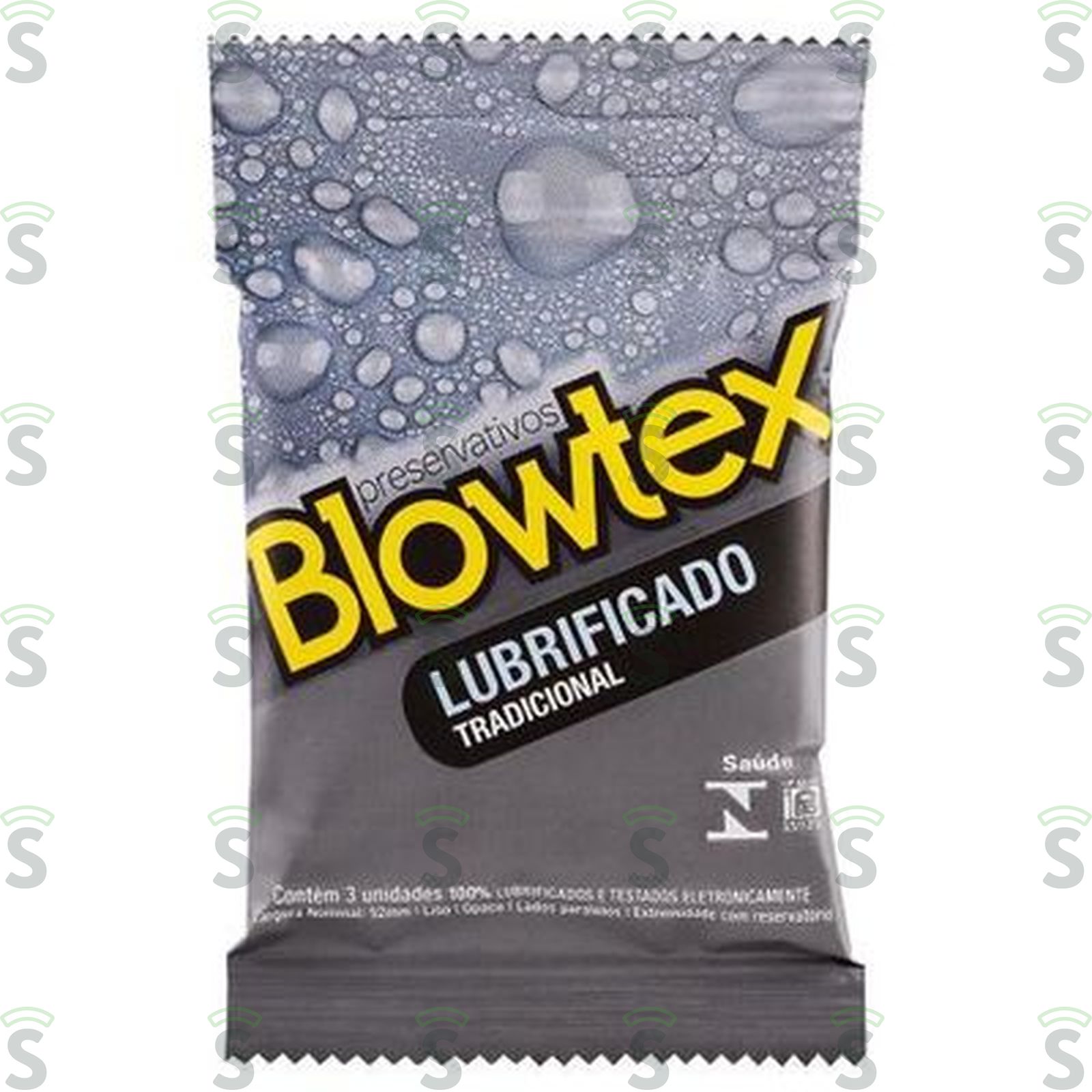 Preservativo Blowtex Lubrificado Tradicional Embalagem 3UN