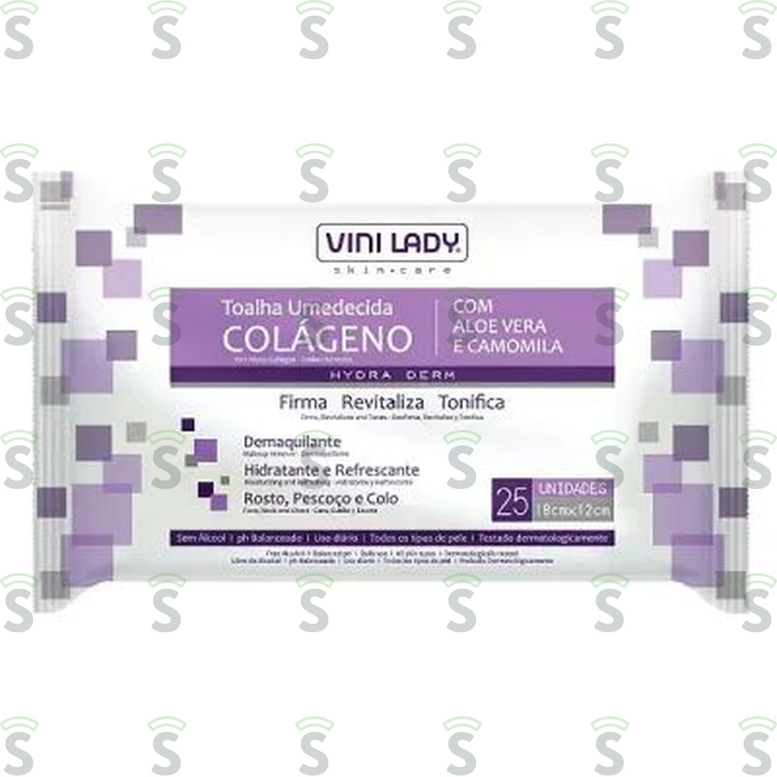 Vini lady-toalha umed.c/25 colageno