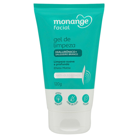 Gel de Limpeza Monange 120g - Antioleosidade