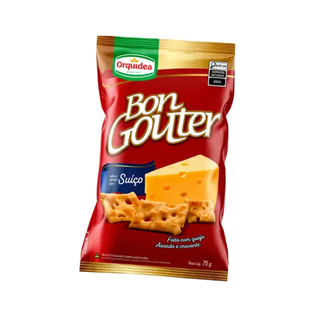 Biscoito orquidea 75g bon gouter queijo