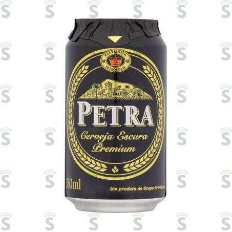  Cerveja Petra Escura Premium Lata 350ml