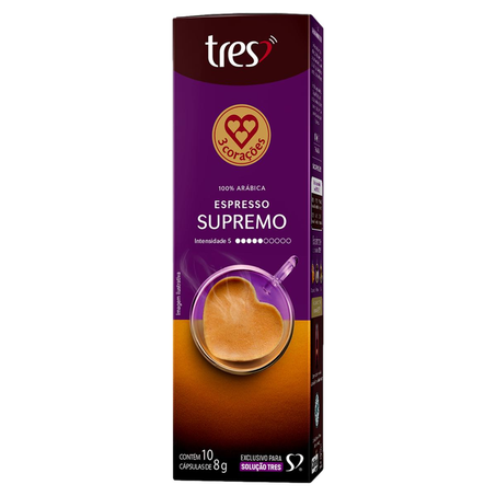Cápsula Tres 80g - Espresso Supremo