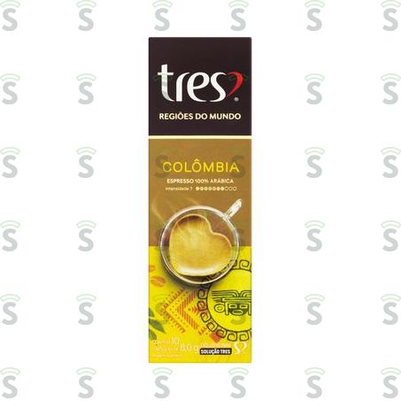  Café Cápsula Três Regiões Colômbia 80g