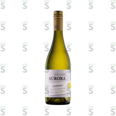  Vinho Fino Branco Vinícola Aurora Seco Chardonnay Garrafa 750ml