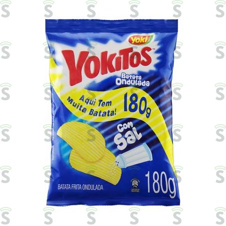  Batata Yokitos Ondulada Pacote 180g