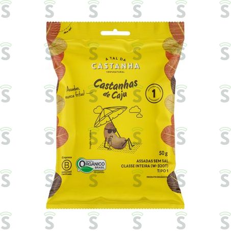  Castanha de Cajú Assada Tal da Castanha 50g