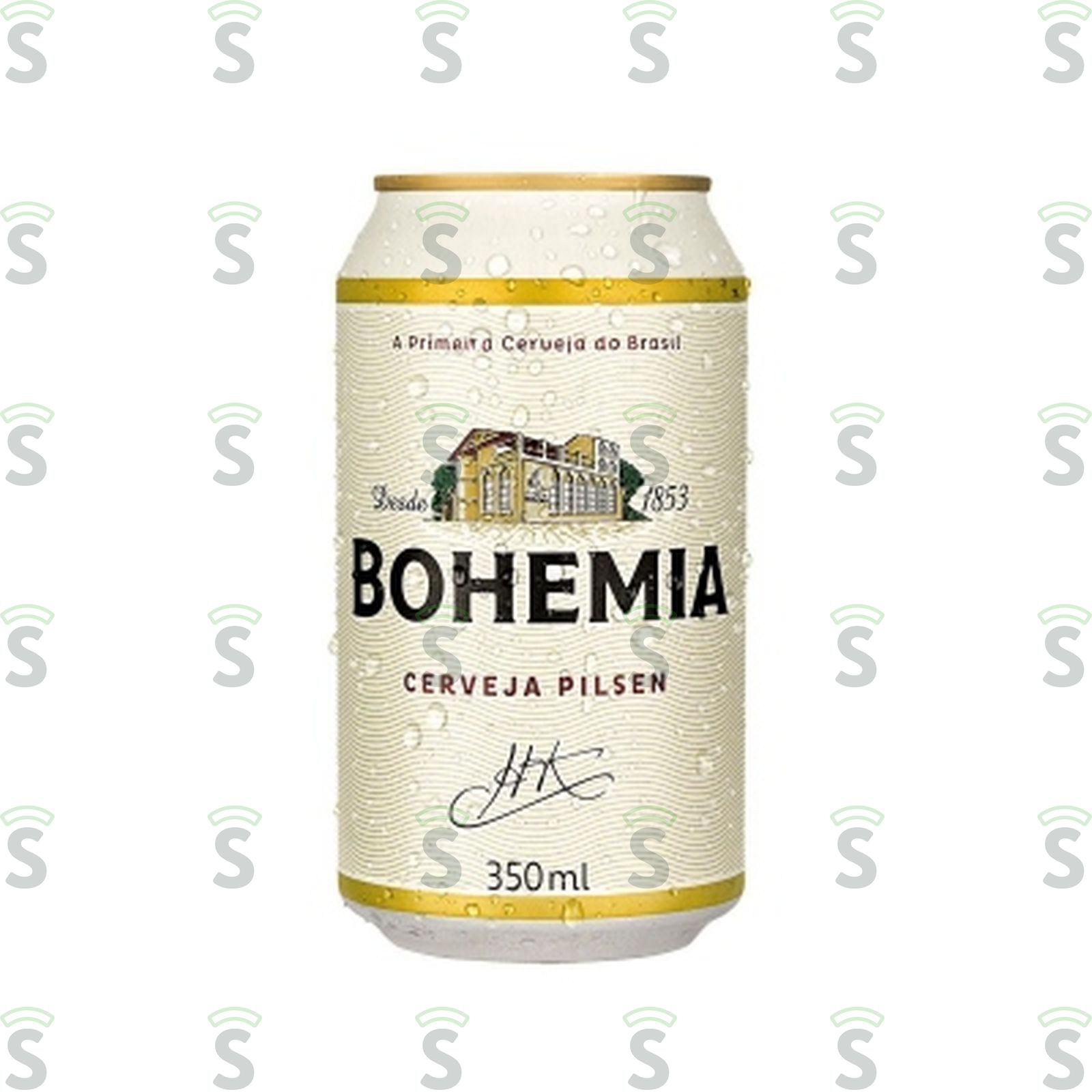 Cerveja Pilsen Bohemia Puro Malte Lata 350ml - Pacote com 12un - 4.2lt