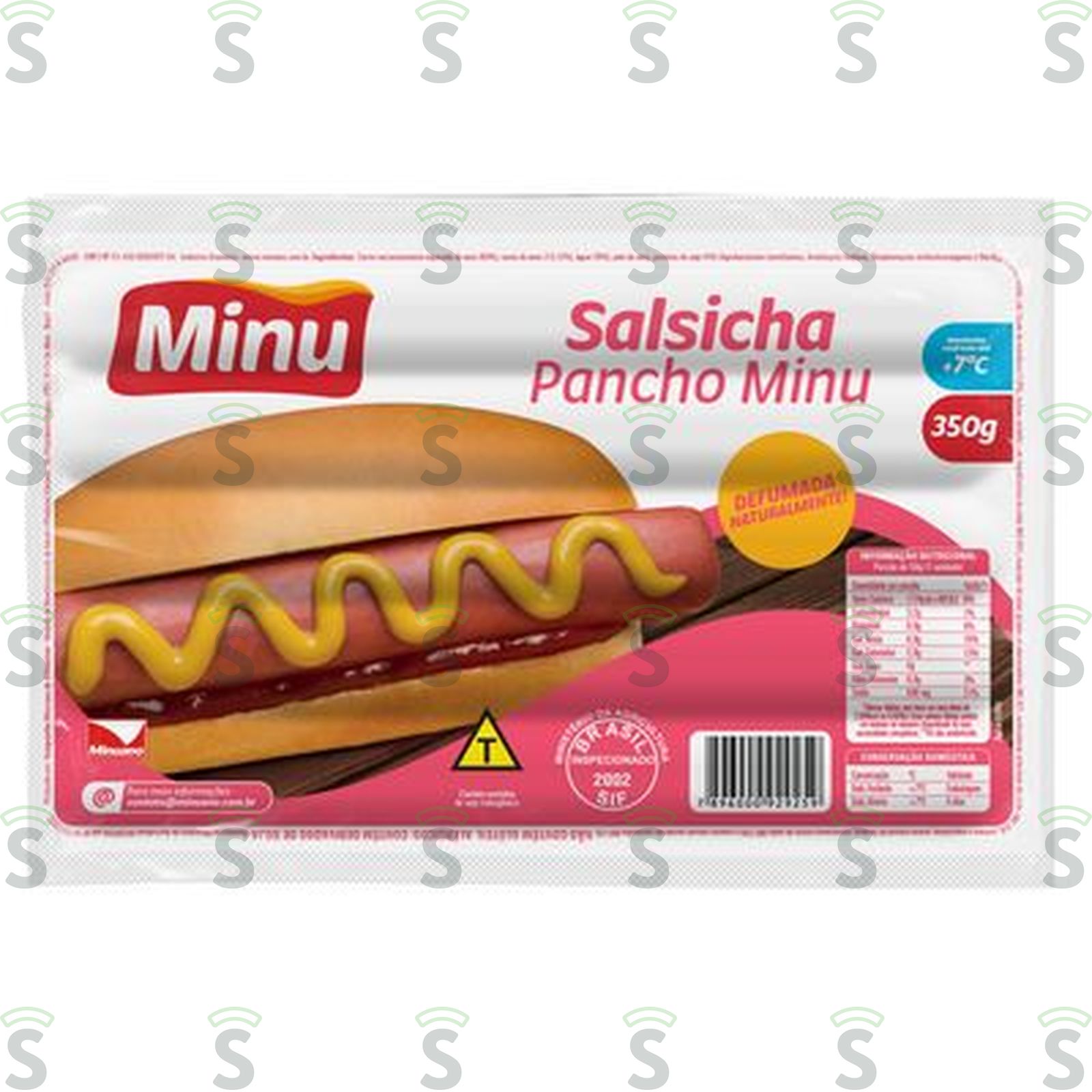 SALSICHA HOT DOG MINU 350G
