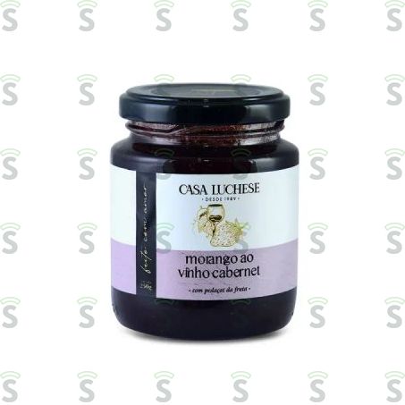  Casa Luchese-doce 260g Morango Vinho Cabernet