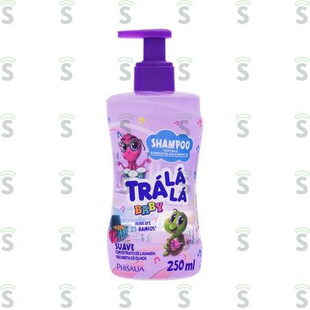  Shampoo Trá Lá Lá Kids Suave Frasco Frasco 250ml