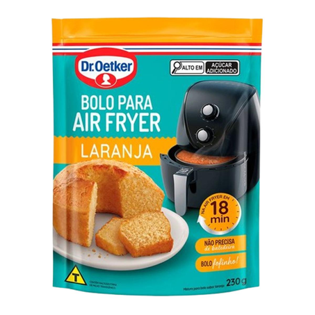 Mistura para Bolo Dr. Oetker 230g - Air Fryer - Laranja