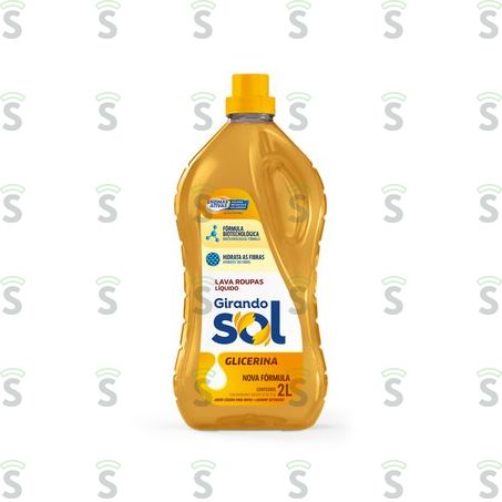  Girando Sol-lava Roupas 2lt Glicerina