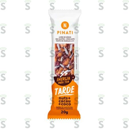  Barra de Cereal Pinati Tarde Cacau Coco 20g