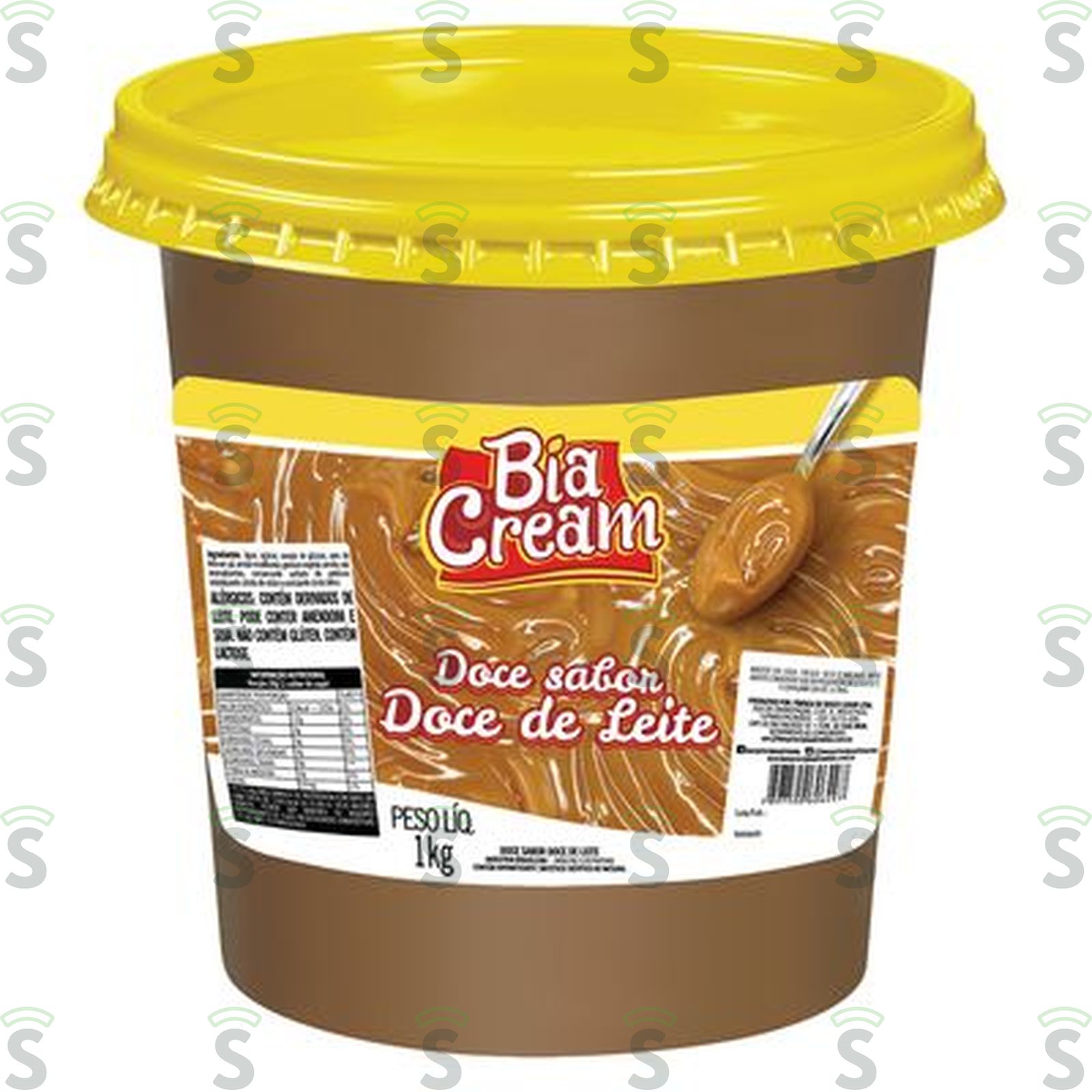 Doce Bia Cream Sabor Doce de Leite Pote 1kg