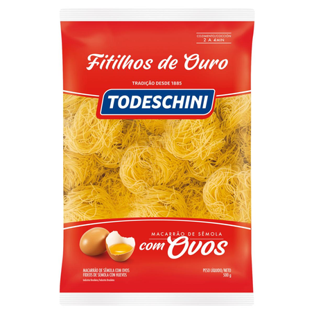 Massa Todeschini 500g - Com Fitilho de Ouro