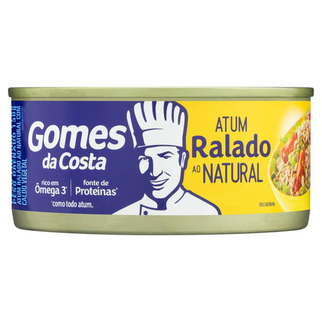 Atum Ralado Gomes da Costa 170g - Natural - Lata