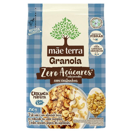 Granola Mãe Terra 250g - Castanha com Mel