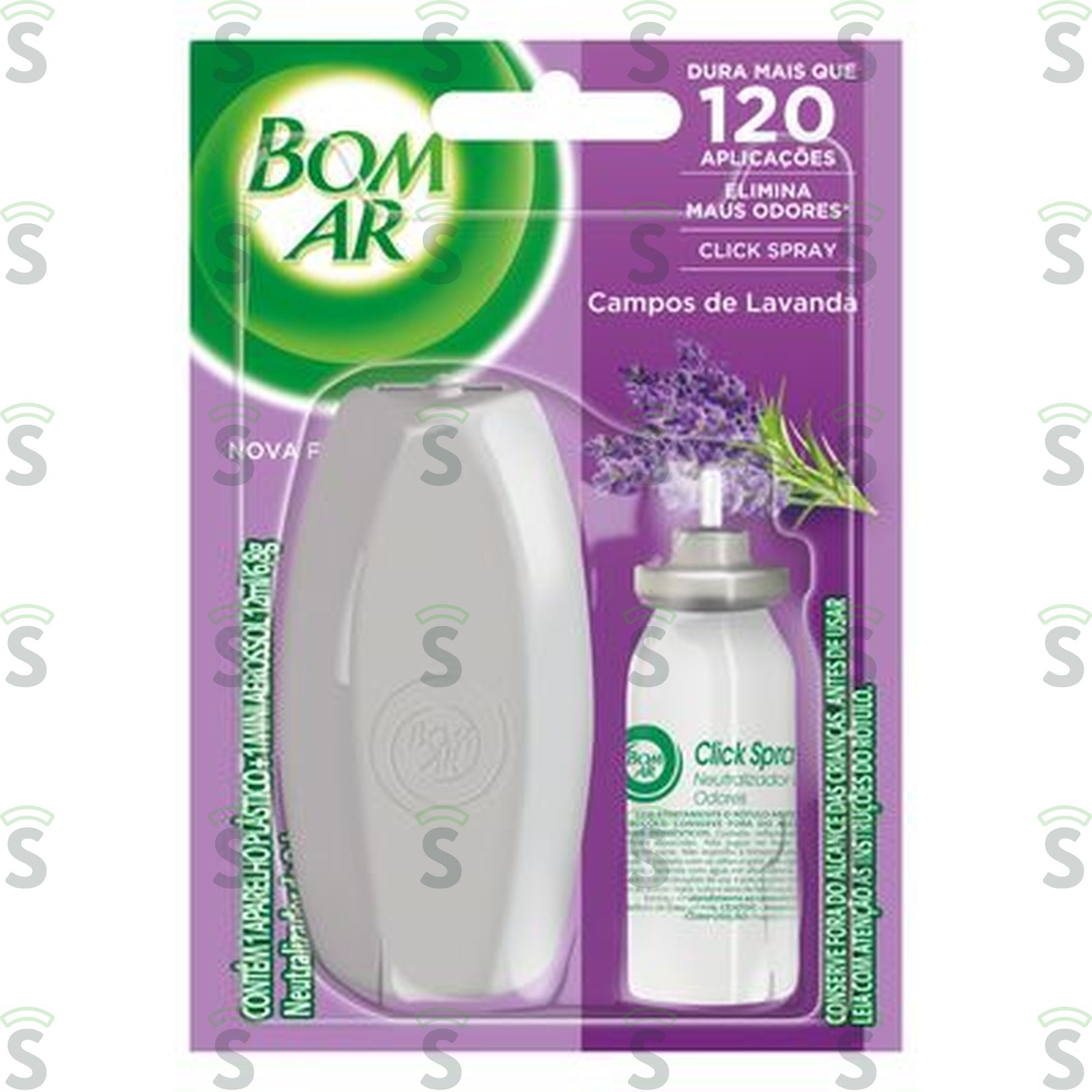 Bom ar-click aparelho 12ml lavanda