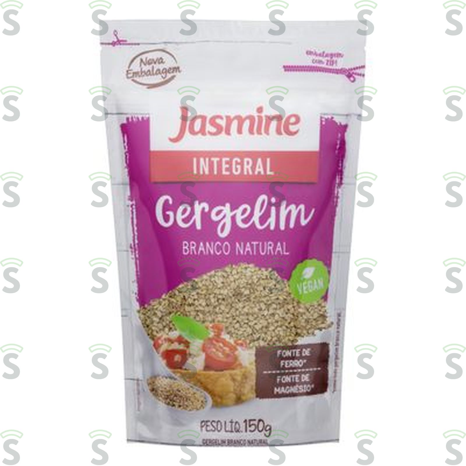 Gergelim jasmine branco natural 150g