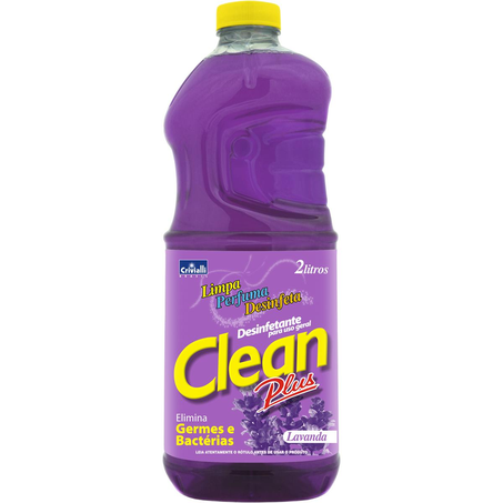 Desinfetante Clean Plus 2 Litros - Lavanda