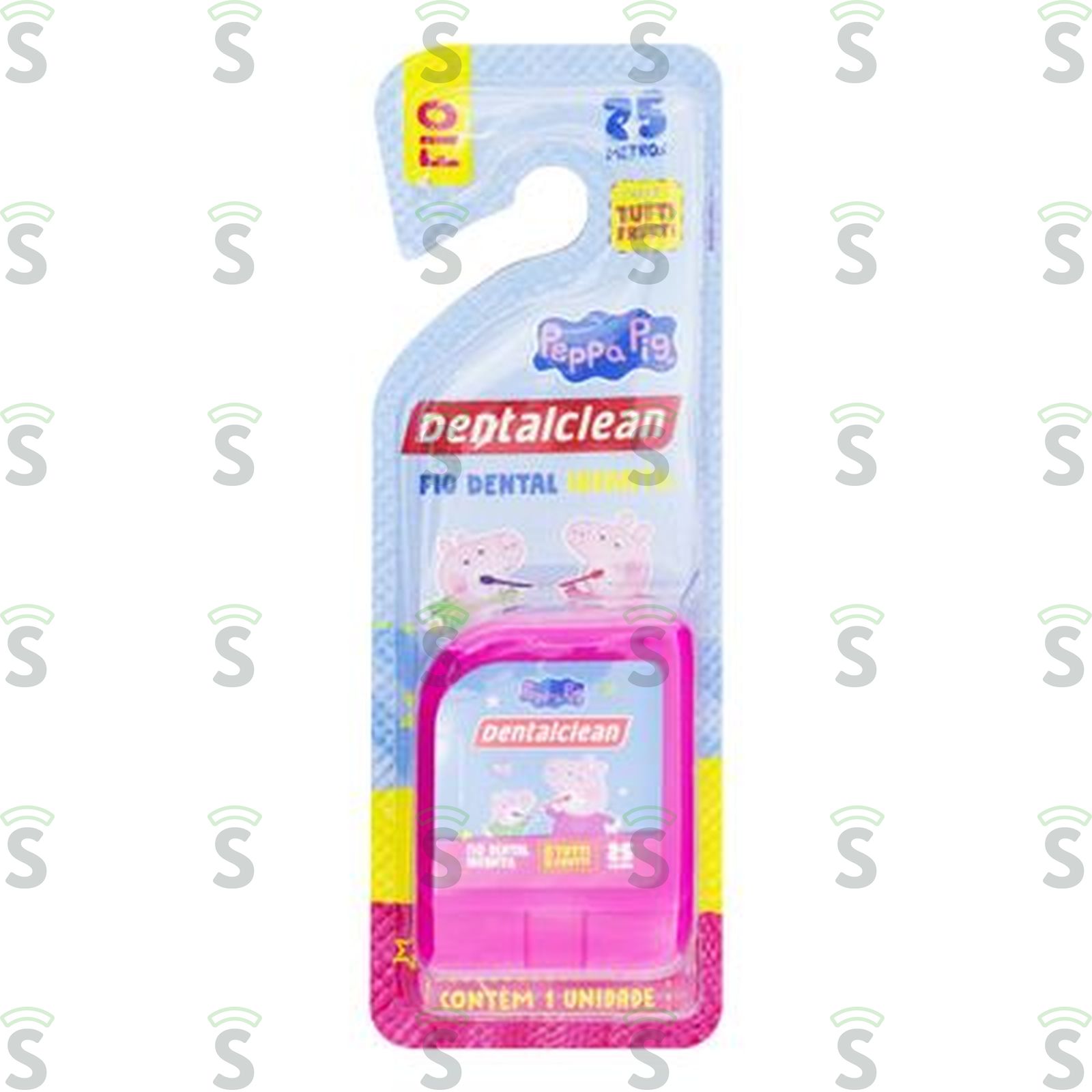 Fio Dental Infantil Tutti Frutti Peppa Pig Dentalclean 25M
