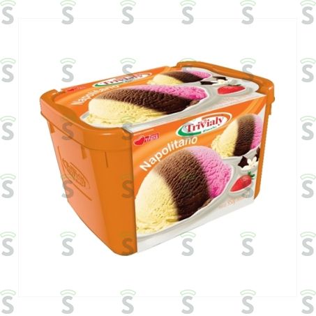  Sorvete Trivialy Napolitano 2lt