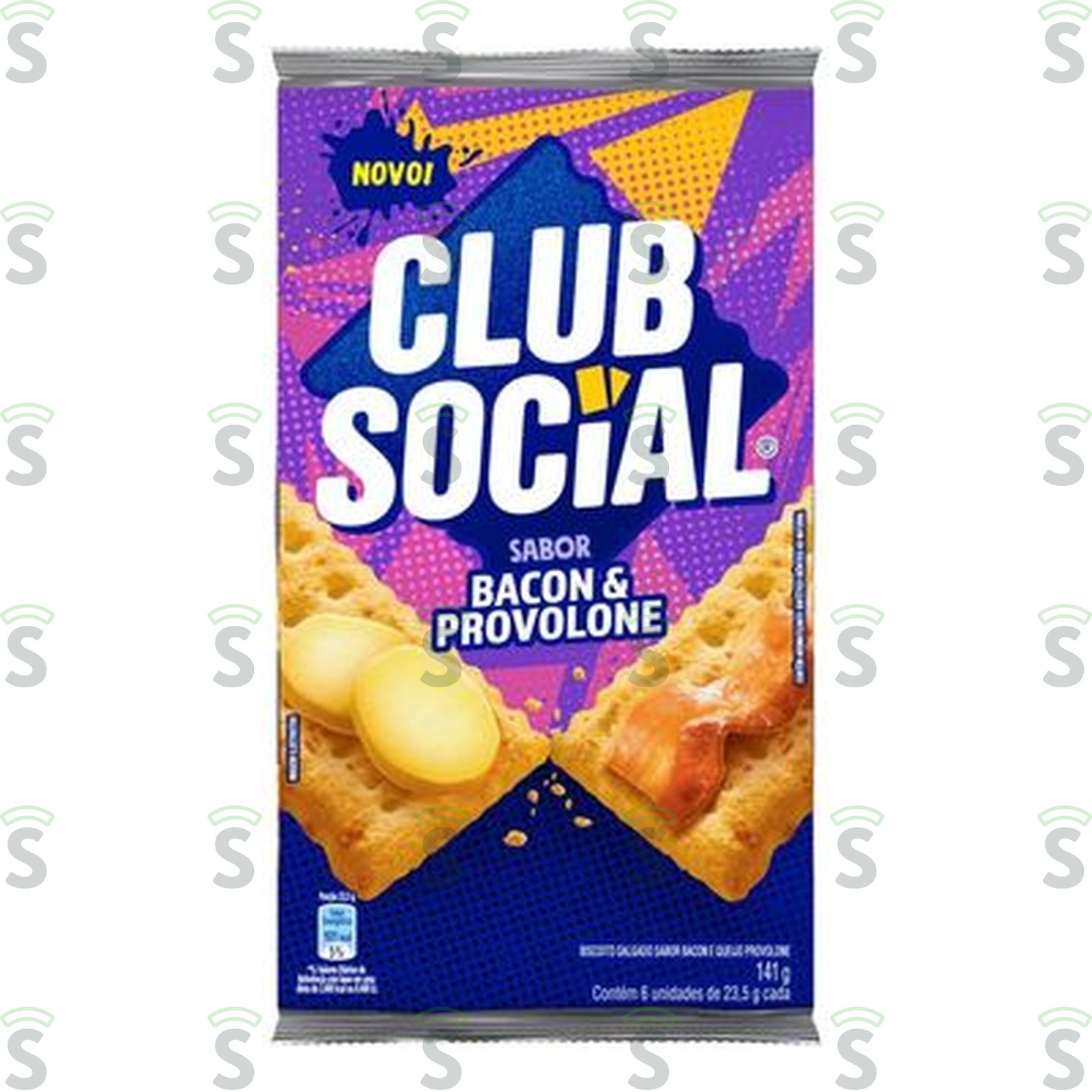 Club social-biscoito 144g bacon provolon