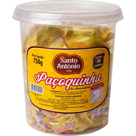 Paçoquinha Santo Antônio 750g - Amendoim