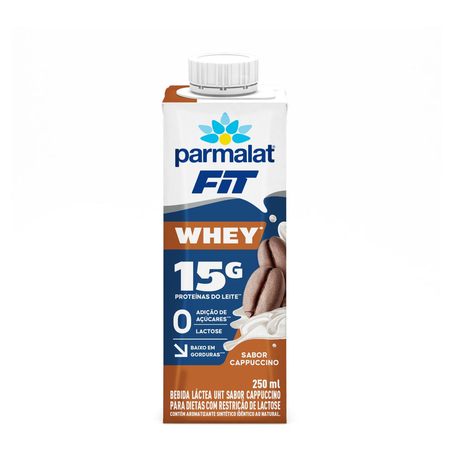 Bebida Láctea Proteica Parmalat 250ml - 15g de Proteína - Cappuccino