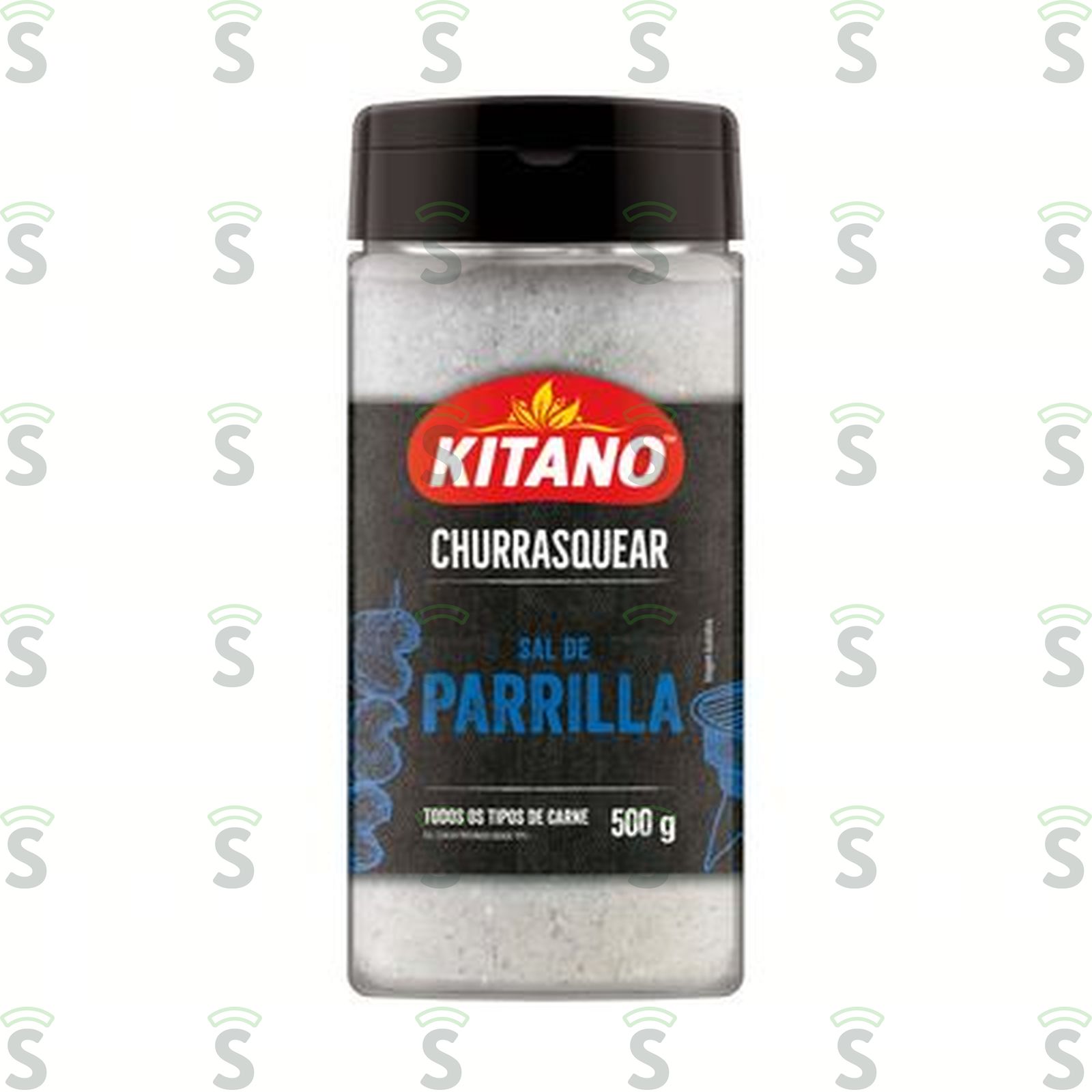 Sal de Parrilla Triturado Kitano Churrasquear Frasco 500G