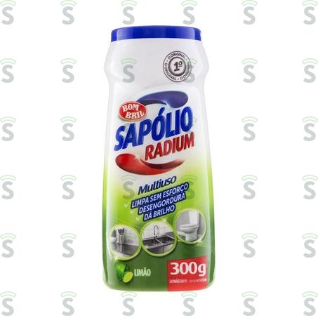  Saponáceo Pó Multiuso Sapólio Radium Limão Frasco 300gr