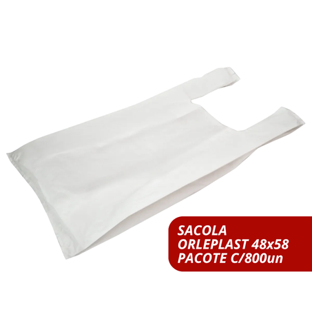 Sacola orleplast 48x58 pcc/800un