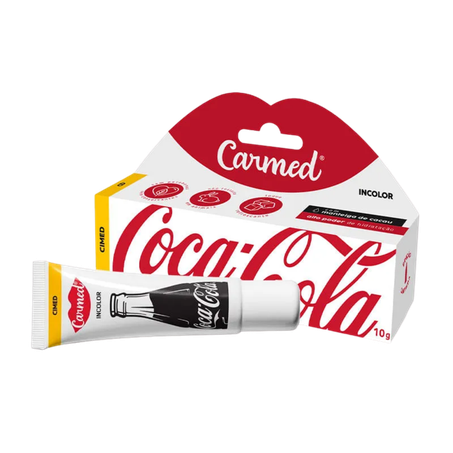 Hidratante Labial Carmed Coca Cola Incolor 10g 
 