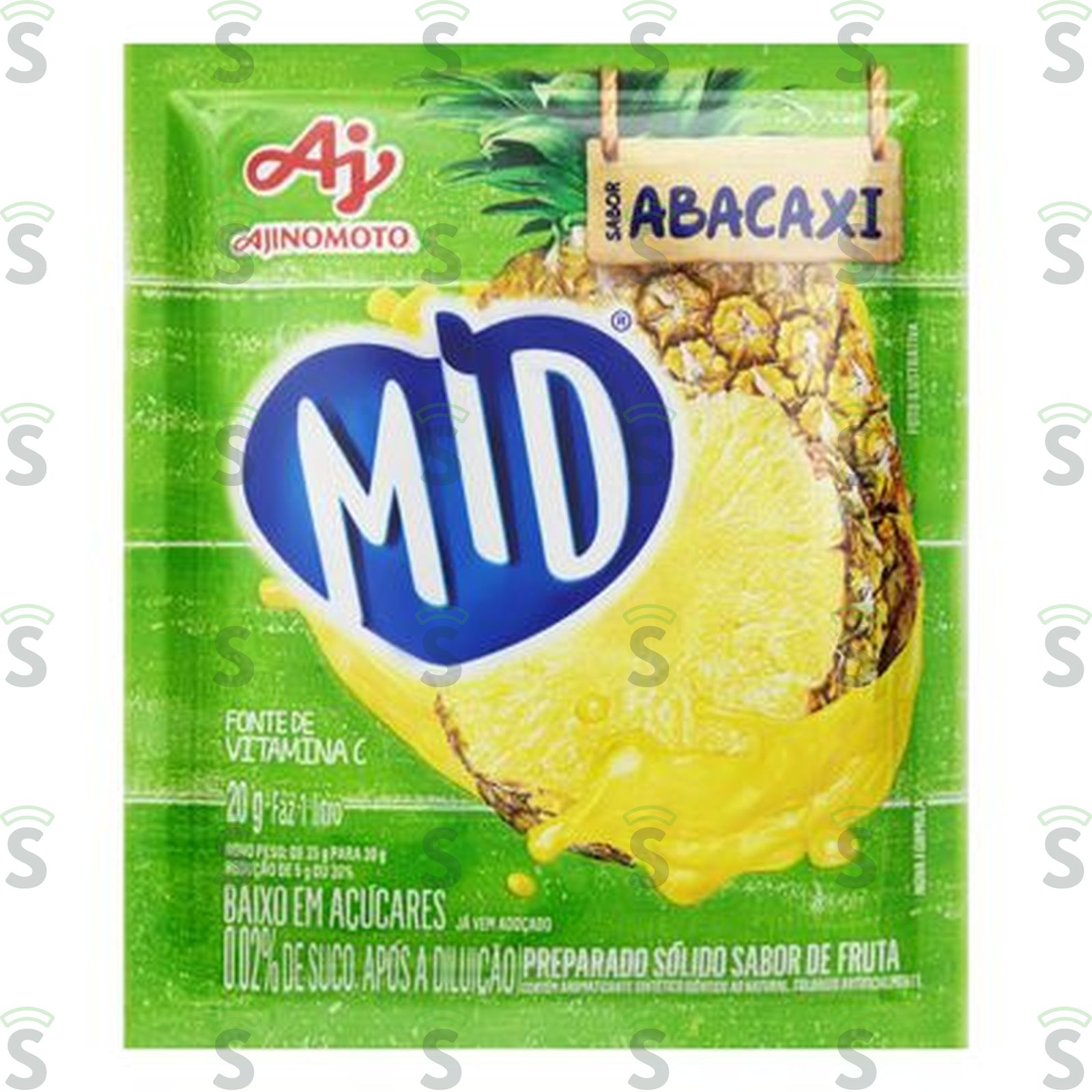 Refresco em Pó Mid Abacaxi 20G