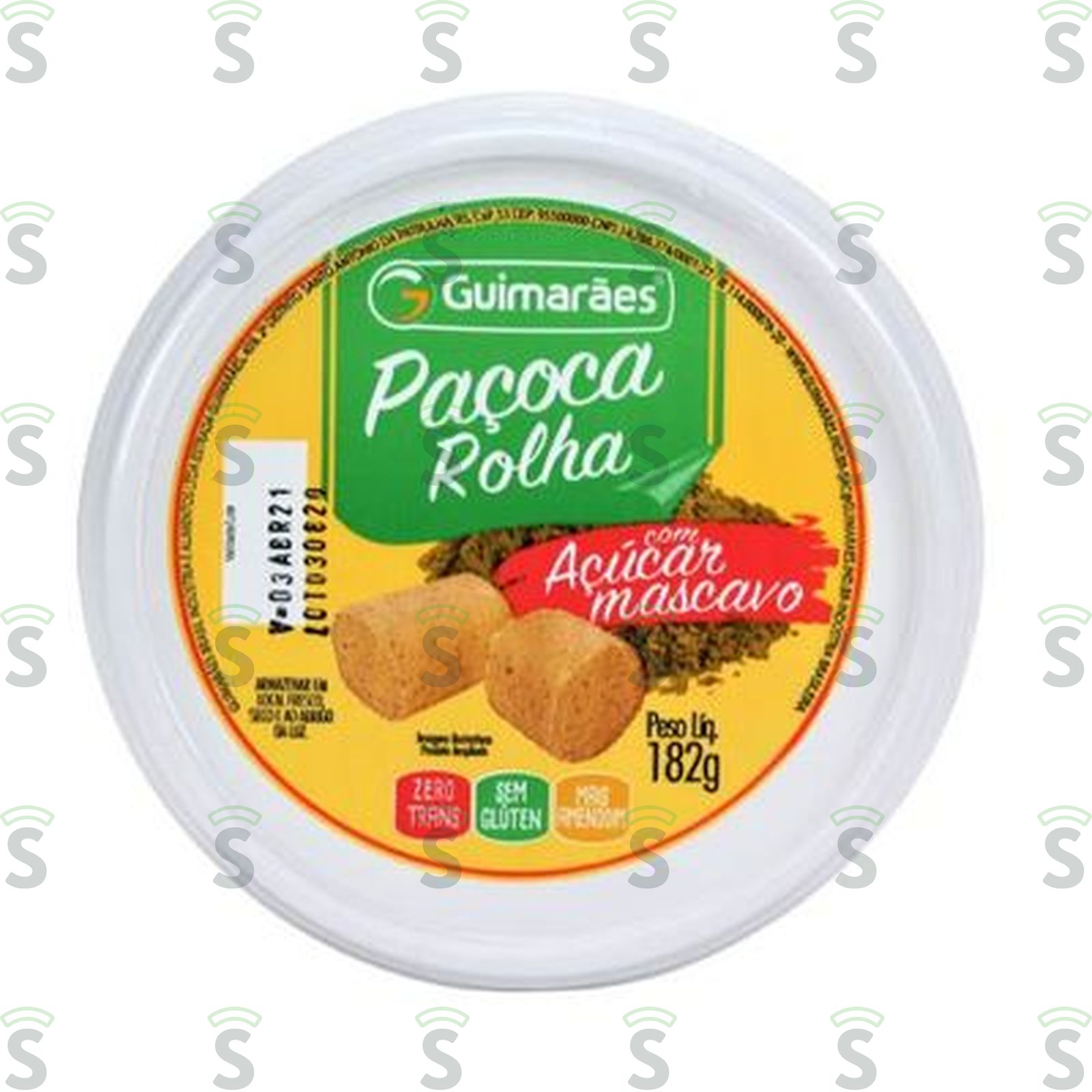 Paçoca Rolha Guimarães com Açúcar Mascavo 182G
