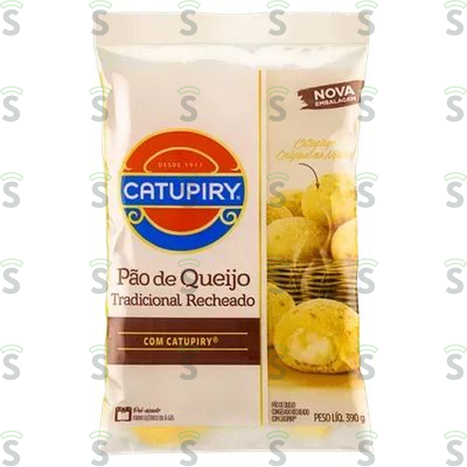 Pão de Queijo Catupiry Recheado com Catupiry 390G