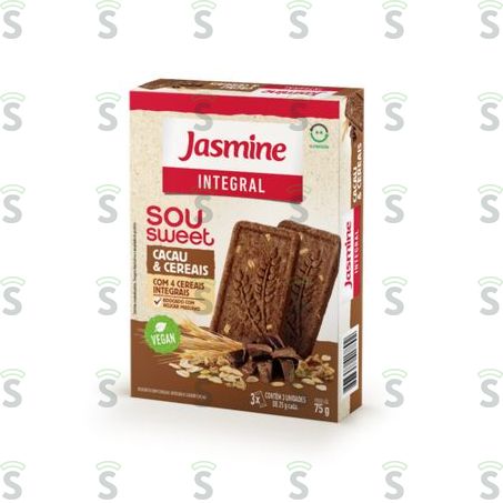  Bisc Jasmine S.sweet Cacau Cereais 75g