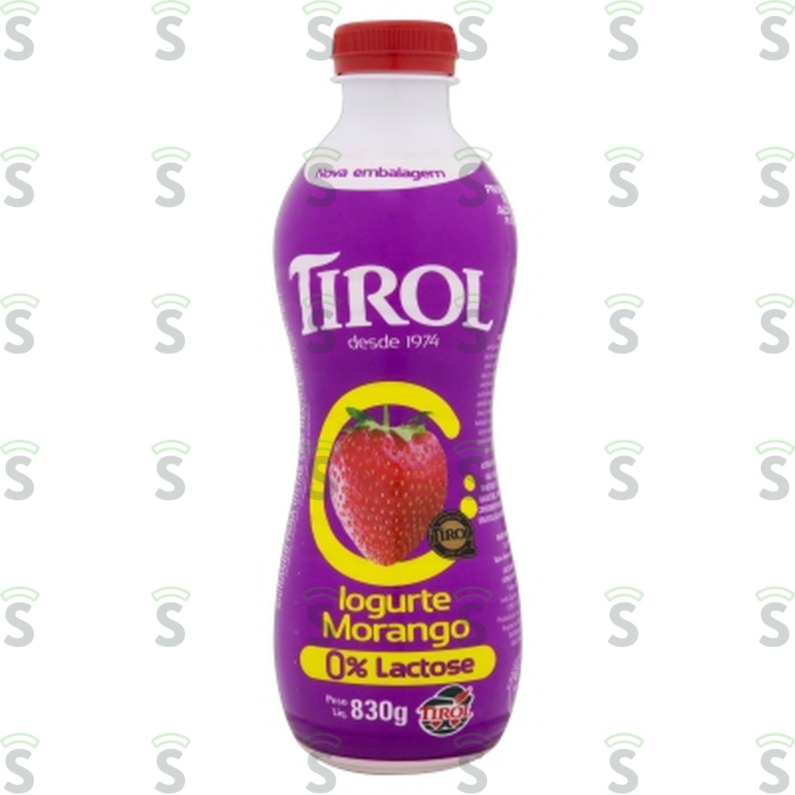 Tirol-iogurte zero lactose 830g morango